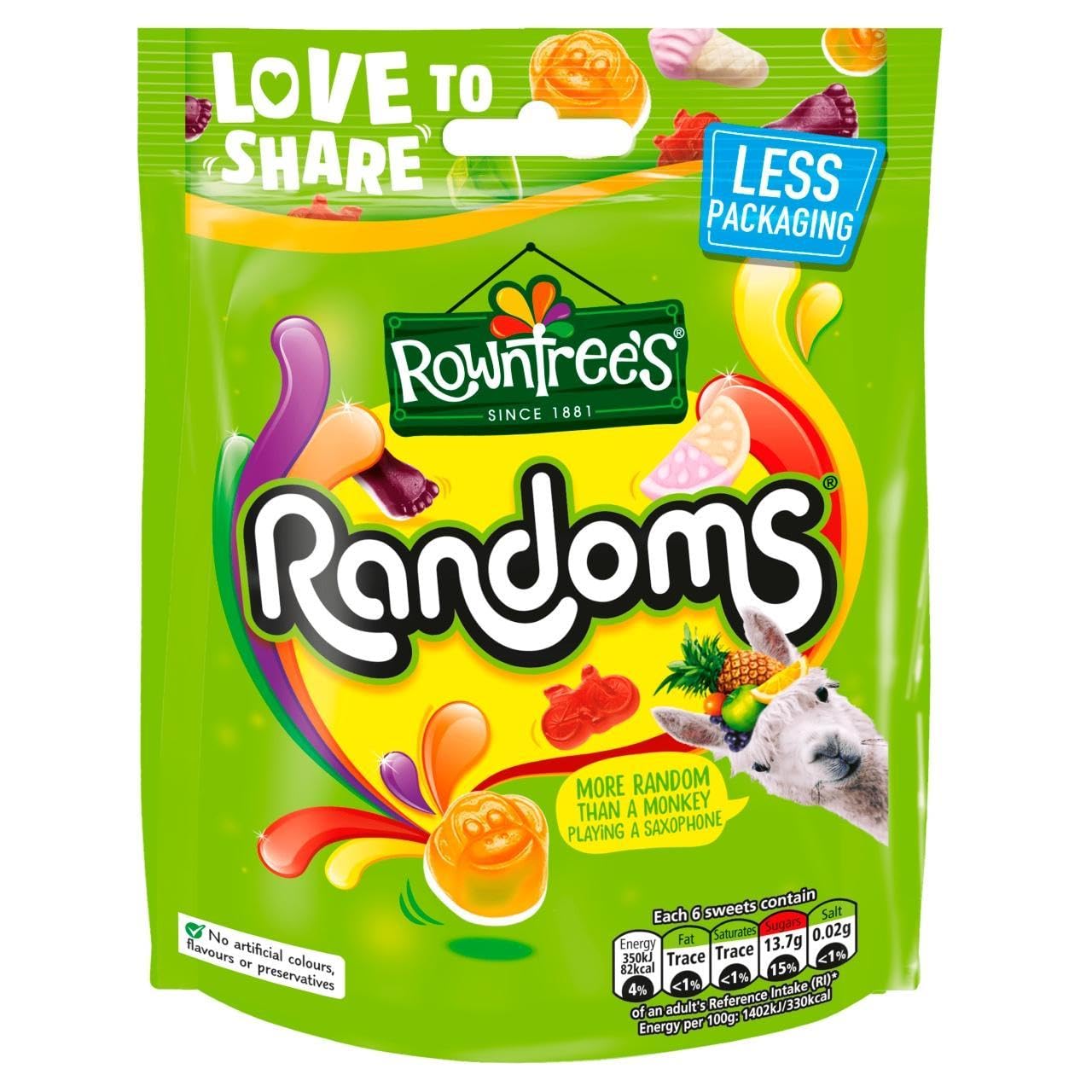 Rowntree's Randoms Sugar Candy 150g 3 Count